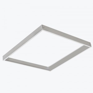 Iron Material Square Surface Office Ceiling 60x60CM LED Panel Light Frame