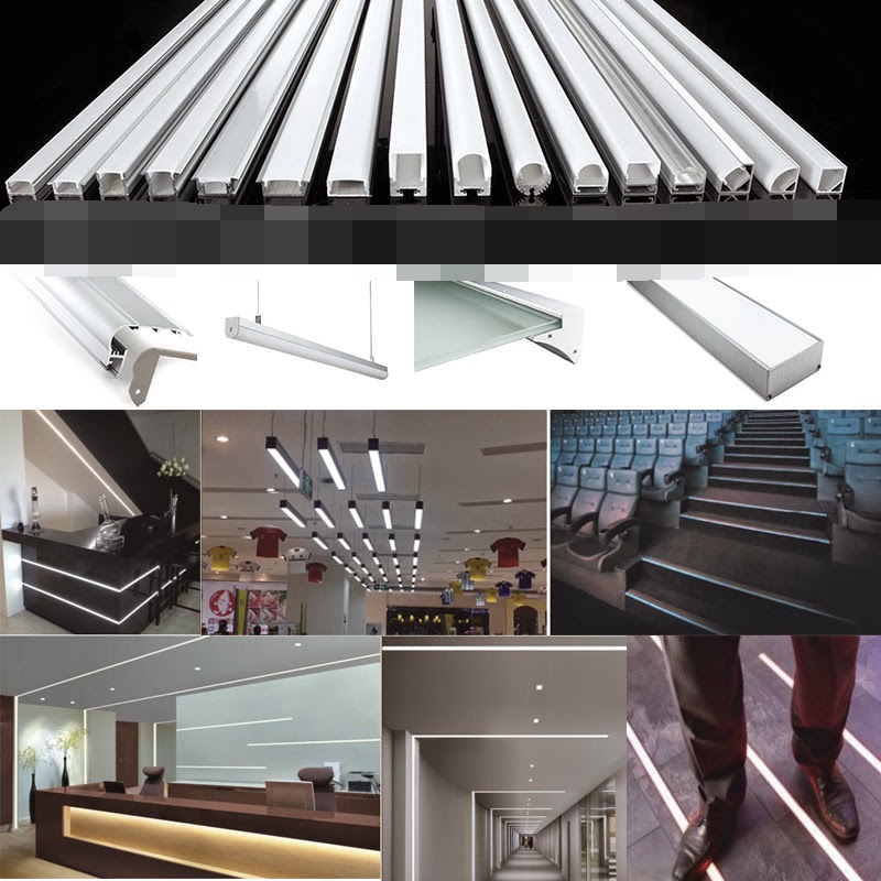Features of aluminum led channel for strips light