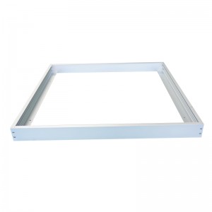 Factory Supply China Aluminum Silver White 600X600 60X60 2X2 LED Panel Light Surface Mounted Frame