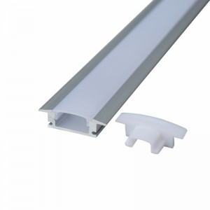 OEM Supply China K2 Aluminum Slot Lamp PC Cover Caps Aluminium LED Profile for Strip Light Sets
