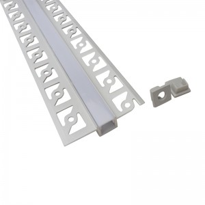 Recessed aluminum profile for led strips