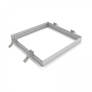 Reasonable price China Recessed Flush Mounted with Springs Kit 600X600 300X1200mm LED Panel Troffer Light