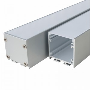 OEM/ODM Supplier China Surface Mounted Silver Anodized Customized Aluminum LED Channel