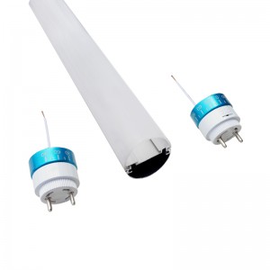 China New Product China Factory Direct Sales T8 LED Tube Light Housing PC and Aluminum  LED Fluorescent Tube Kit Round  T8 Split Shell Accessories