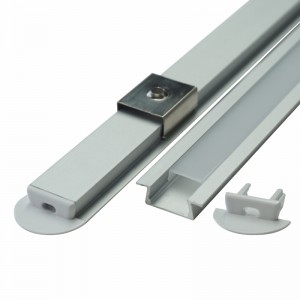 Factory Cheap Hot China Recessed LED Strip Light Casing Aluminium Extrusion Profile Channel Mount