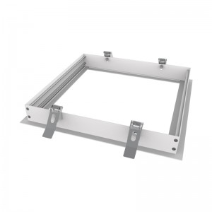 Reasonable price China Recessed Flush Mounted with Springs Kit 600X600 300X1200mm LED Panel Troffer Light