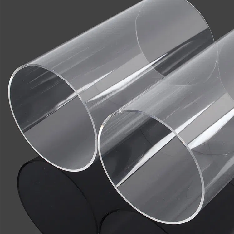 Transparent Clear Cast Acrylic Tube